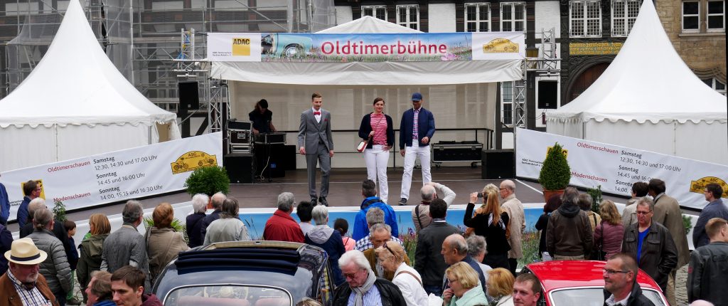 Modenschau Oldtimerbühne Braunschweig