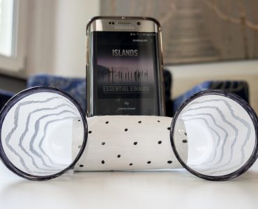 selbstgebastelte Smartphone Lautsprecher