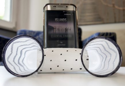selbstgebastelte Smartphone Lautsprecher