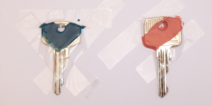 farbige Schlüssel