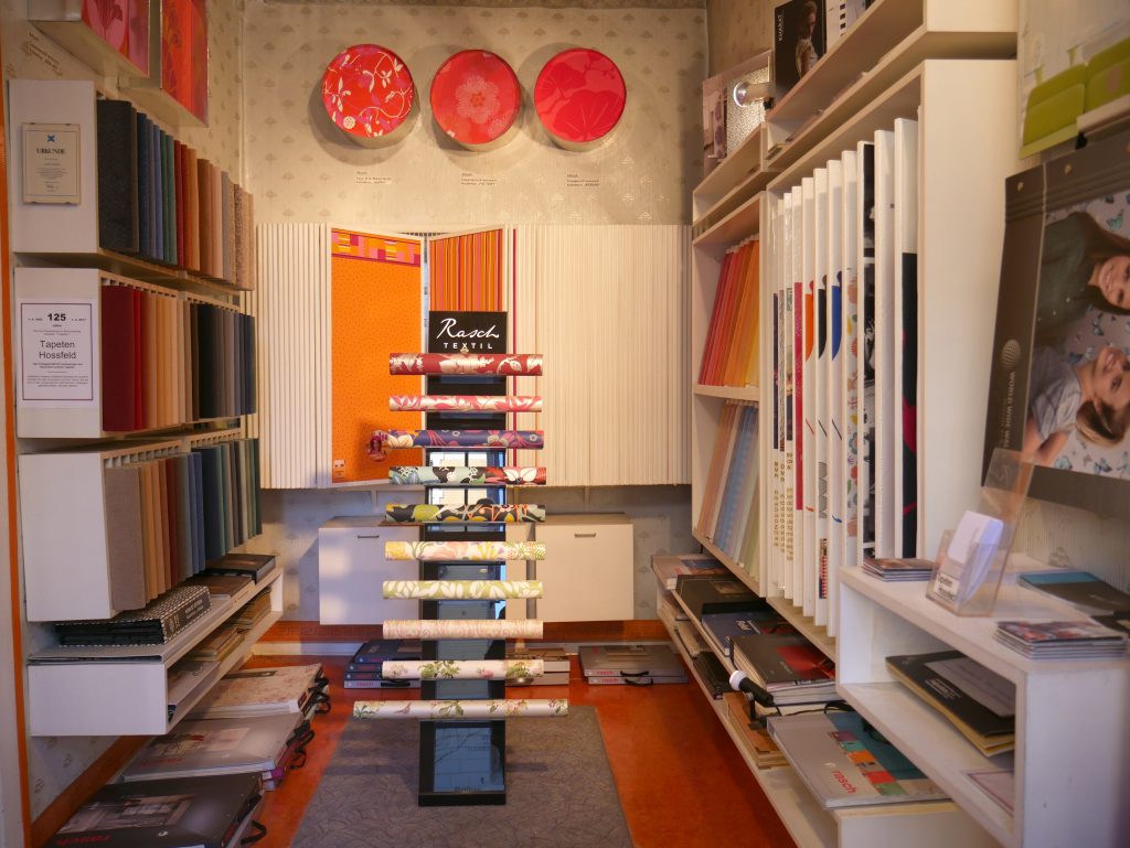 Eingangsbereich Tapeten-Hossfeld