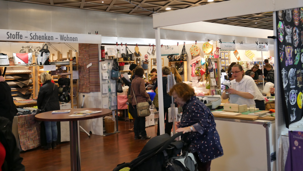 Stände der Kreativ-Messe in Braunschweig