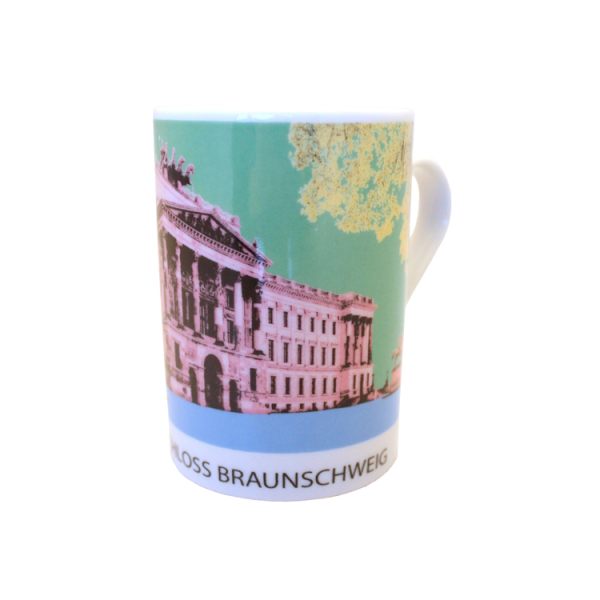 Bunte Braunschweiger Schloss Tasse