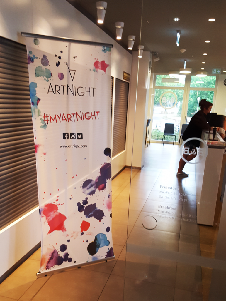 ArtNight Aufsteller