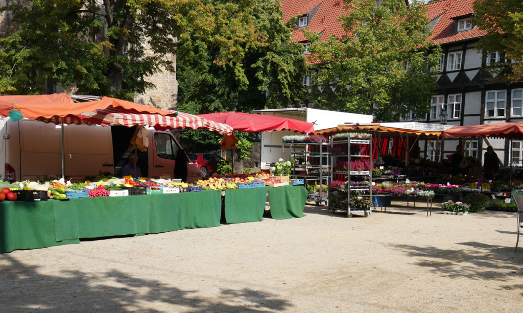 Obst, Gemüse und Blumen
