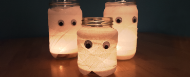 Mumien Halloweendeko Teelichter