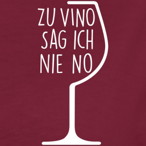 Weinglas mit Spruch T-Shirt Motiv