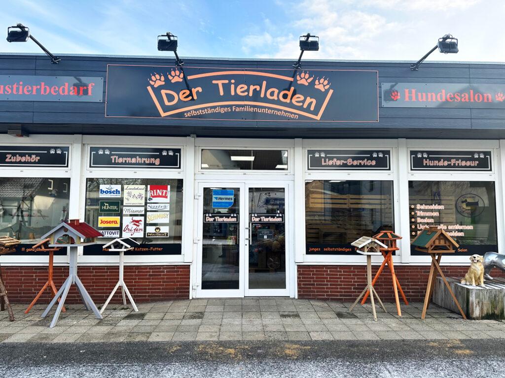 Der Tierladen in Wenden von außen