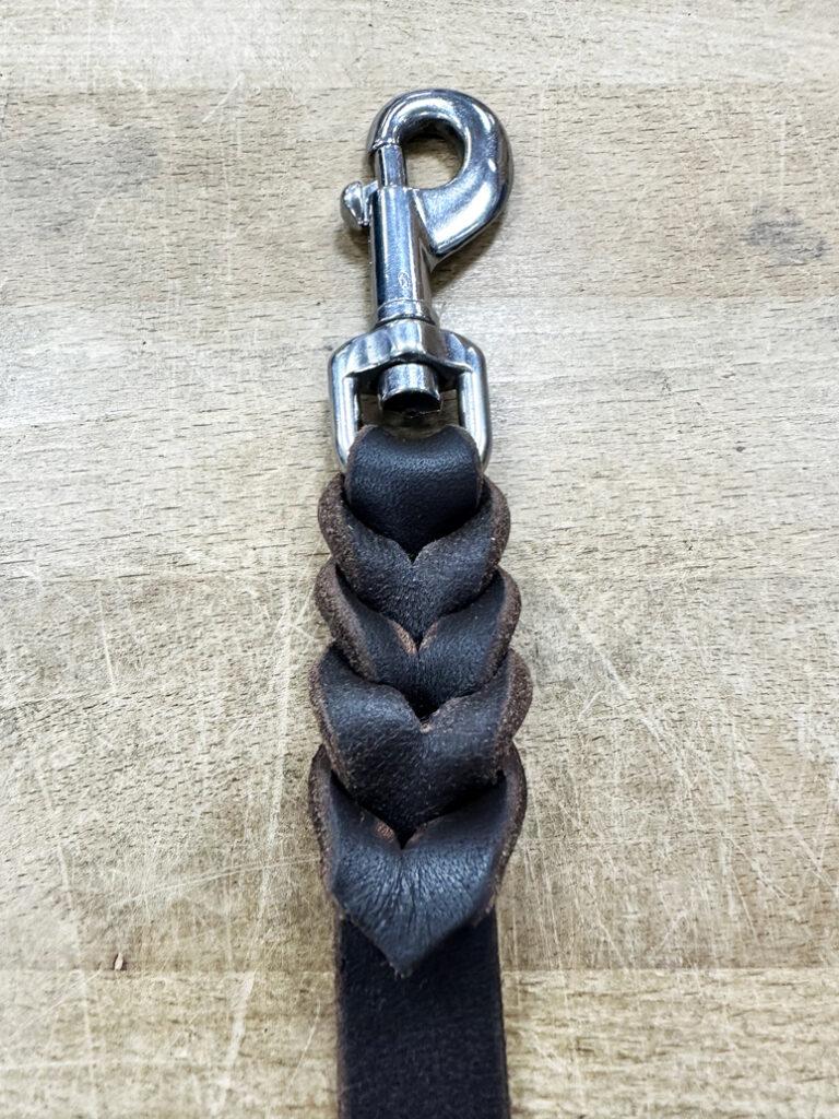 Lederleine mit Verschluss