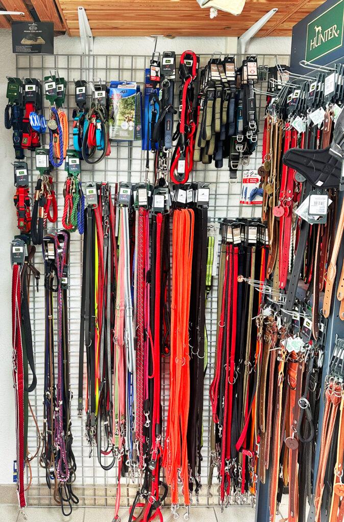 Auswahl an verschiedenen Leinen