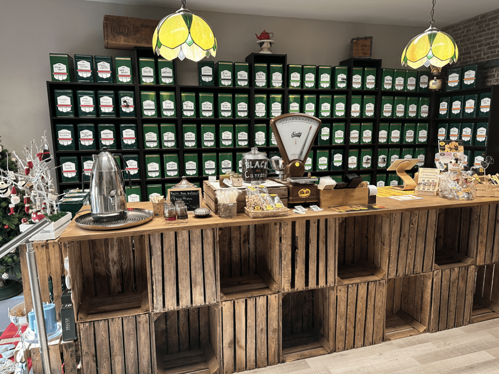 Tresen im Jeffersons Teeladen